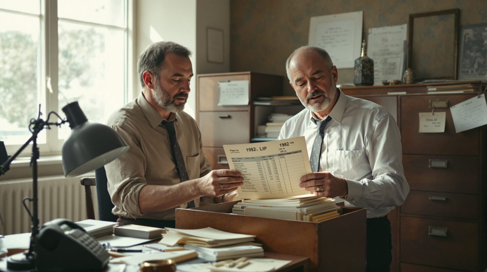 bulletin de salaire 1982