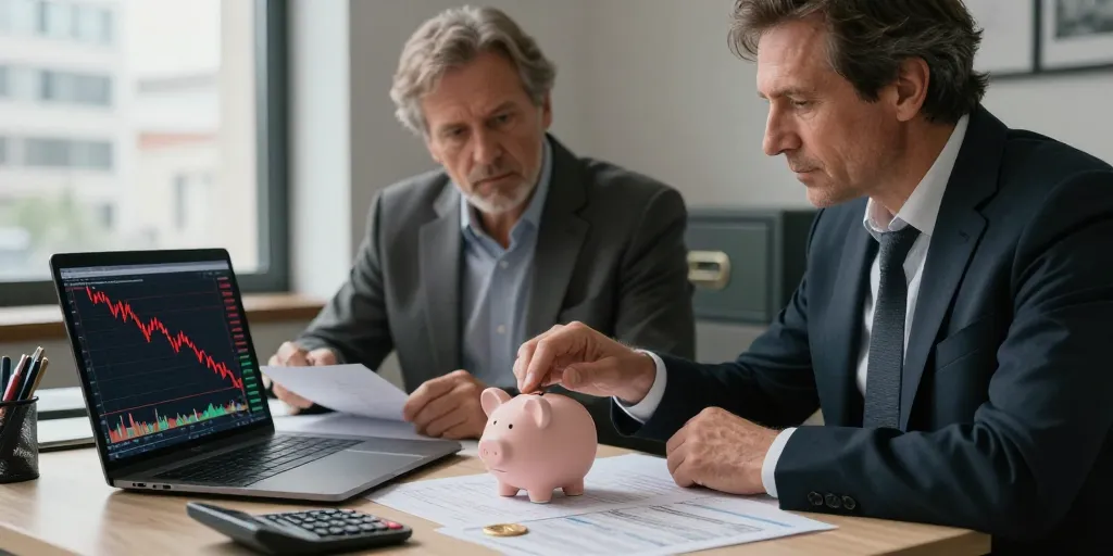 que faire quand la bourse chute