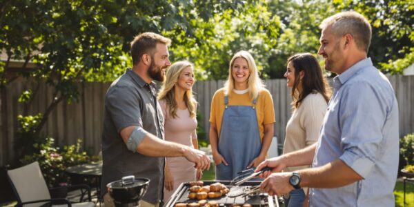 barbecue et voisinage