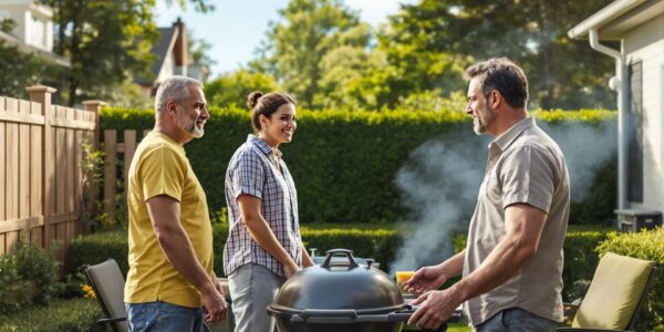 distance barbecue voisin