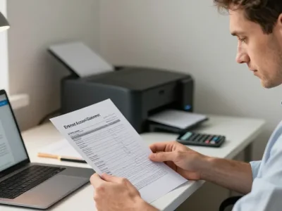 relevé mensuel de compte extérieur